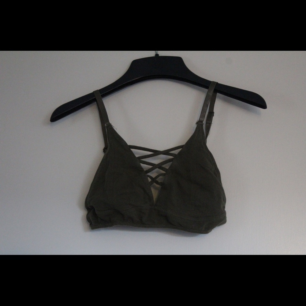 Army green Bralette
